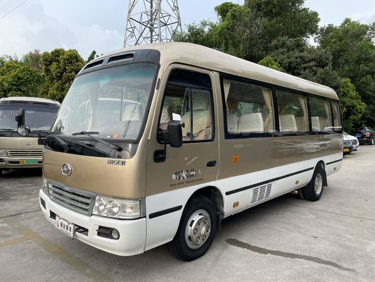 গুণ  King Long Second Hand Mini Bus 23 Seats Coaster Model Left Hand Drive কারখানা