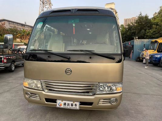 গুণ  Golden Dragon Small Used Coaster Bus Mini 23 Seats Passenger Used Coach Bus কারখানা