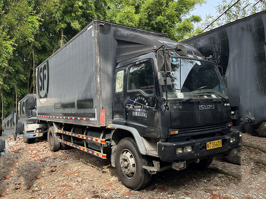 গুণ  Japan ISUZU LHD Used Cargo Truck Manual 2nd Hand Cargo Van 4x2 Drive কারখানা