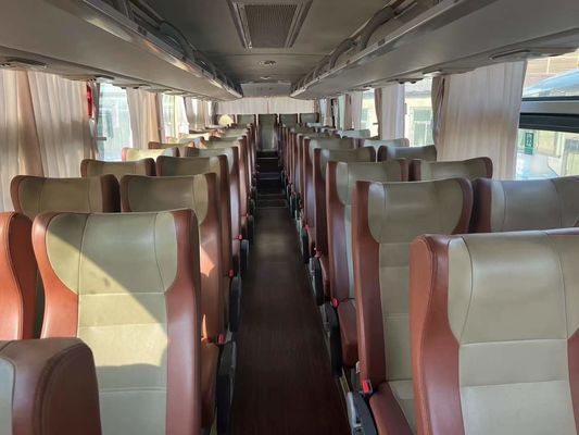 ব্যবহৃত বিলাসবহুল কোচ 54 আসন ZK6120HQ5Y ব্যবহৃত বাম হাতের ড্রাইভ বাস