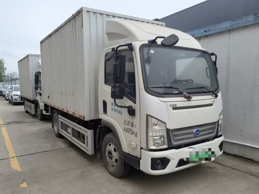 এক সারির ব্যবহৃত কার্গো ট্রাক BYD T5A4.5T4.03 মিটার খাঁটি বৈদ্যুতিক বাক্স টাইপ হালকা ট্রাক