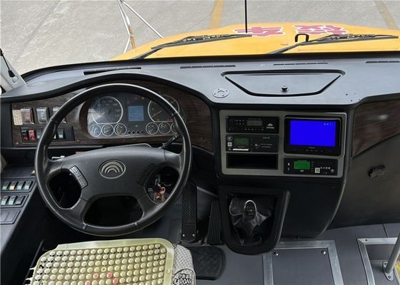 ৪৬ টি আসন পুনর্নির্মাণ স্কুল বাস হলুদ ম্যানুয়াল ট্রান্সমিশন