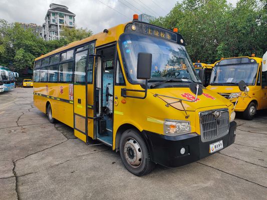 শ্যাংরাও ব্যবহৃত স্কুল বাস ৫১ আসন ডিজেল জ্বালানী পুরানো স্কুল বাস