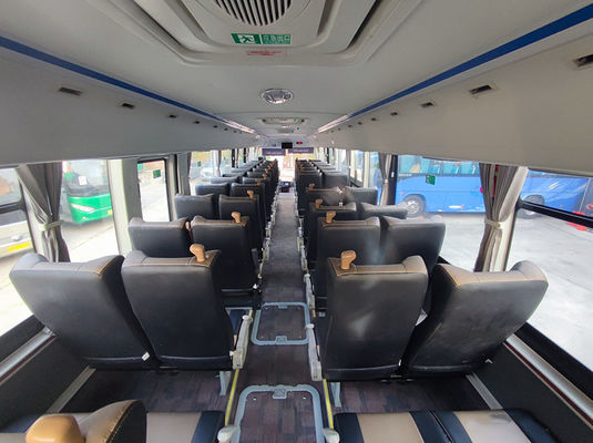 বিলাসবহুল গোলাপী ব্যবহৃত বাস ইউরো 5 এলএইচডি ব্যবহৃত ডিজেল শাটল বাস বিক্রয়