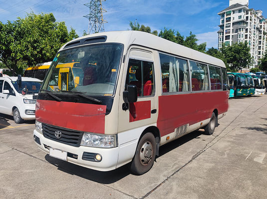 ২৩ আসনের টয়োটা কোস্টার ম্যানুয়াল ট্রান্সমিশন সহ সেকেন্ড হ্যান্ড ট্যুর বাস