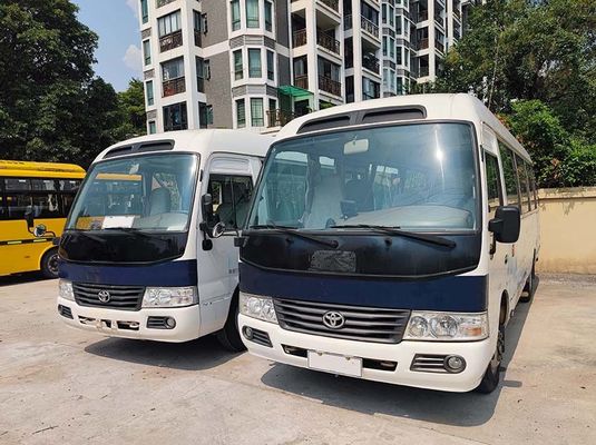 20 সিট ব্যবহৃত টয়োটা বাস 120 কিমি / ঘন্টা এলএইচডি ব্যবহৃত বাম হাতের ড্রাইভ বাস
