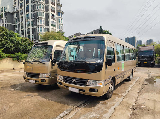 1 দরজা ব্যবহৃত টয়োটা বাস ম্যানুয়াল ট্রান্সমিশন 10-23 সিট কোস্টার মডেল