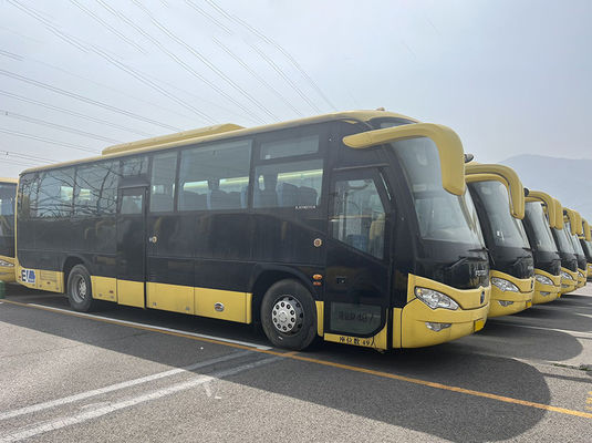 35-50 আসন ব্যবহৃত বৈদ্যুতিক বাস 150kw স্বয়ংক্রিয় FTTB100 সেকেন্ড হ্যান্ড 35 সিটার বাস