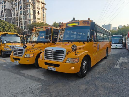 ৫৬ আসনের ডিজেল ইঞ্জিনযুক্ত এলএইচডি KLQ6106XQE4 ইউএসডি স্কুল বাস চীনে তৈরি