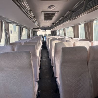 ইউচাই ৩৩০ ইঞ্জিন ম্যানুয়াল ট্রান্সমিশন সেকেন্ড-হ্যান্ড গোল্ডেন ড্রাগন ৬৩-সিটের হলুদ বাস