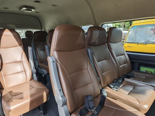 ডামা ডিজেল সেকেন্ড হ্যান্ড মিনি কোচ 15 জনের পরিবহনের জন্য আসন সামগ্রিক মাত্রা L x W x H মিমি 5380×1880×2285