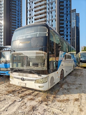247kw ইঞ্জিন পাওয়ার সেকেন্ড হ্যান্ড বিজনেস বাস 57-59 আসন এবং ড্রাইভার ঘুমের কক্ষ সহ